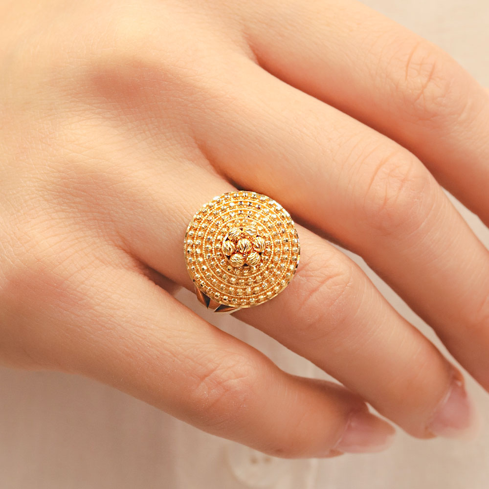 22 Ayar Altın Dorika Kubbe Yüzük 