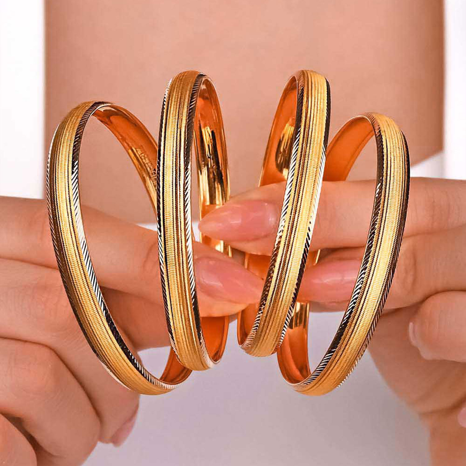 22 Ayar Altın Hasır Mat Bilezik