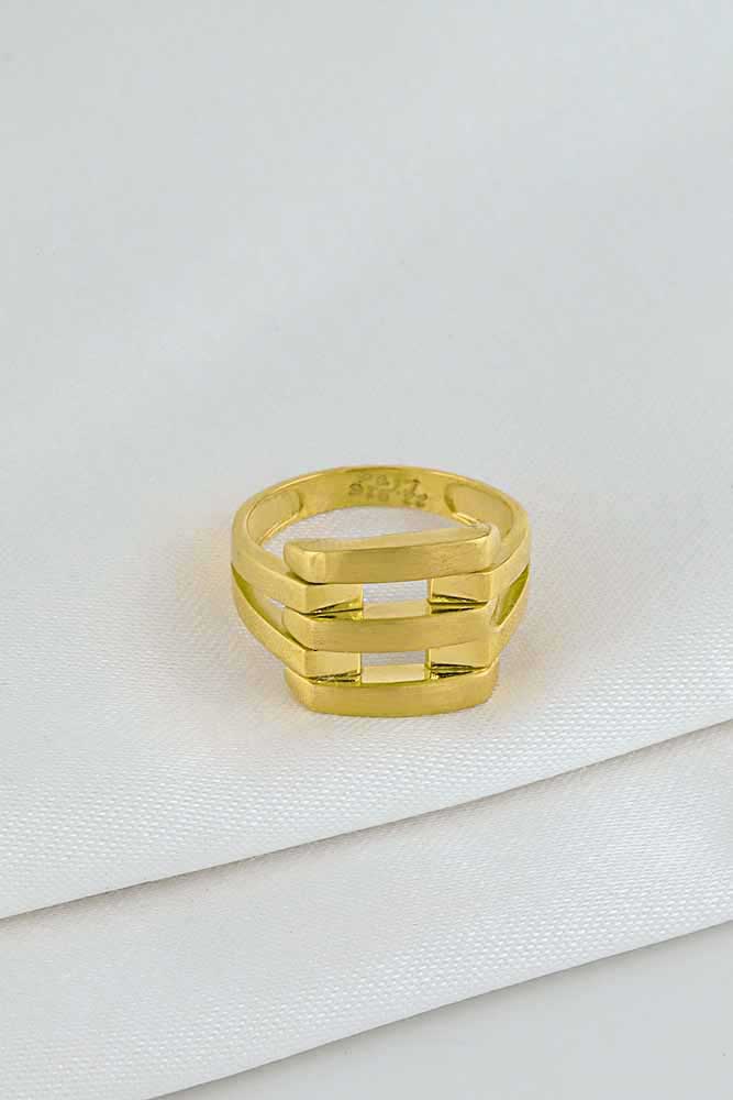 22 Ayar Altın Kaburga Yüzük 