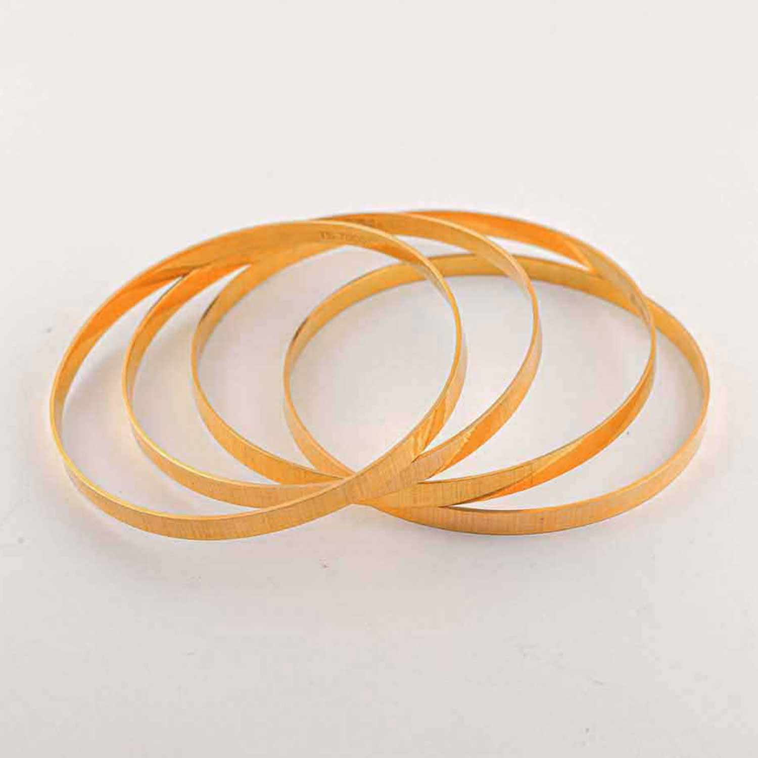 22 Ayar Altın Kibrit Çöpü Bilezik