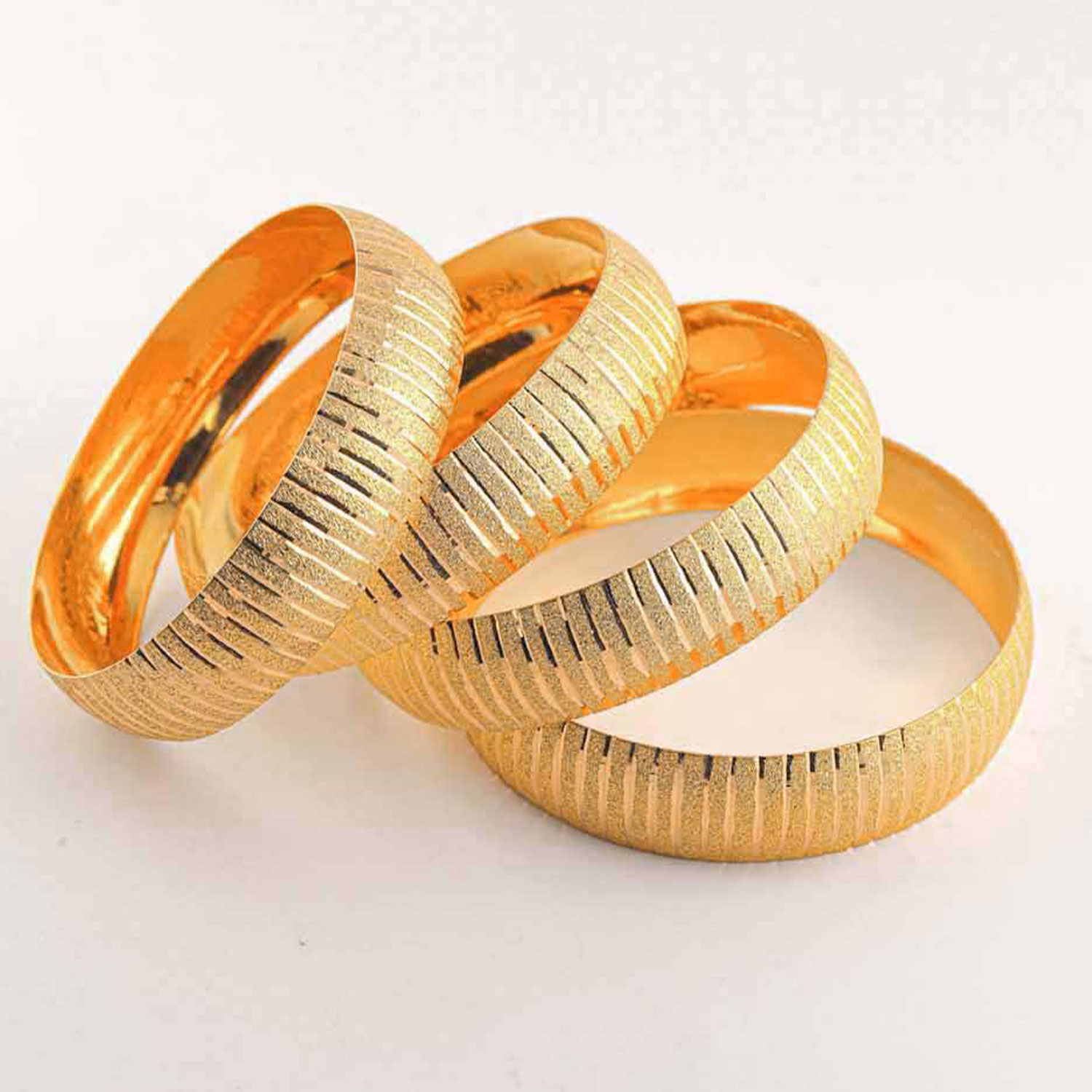 22 Ayar Altın Mat Palet Bilezik