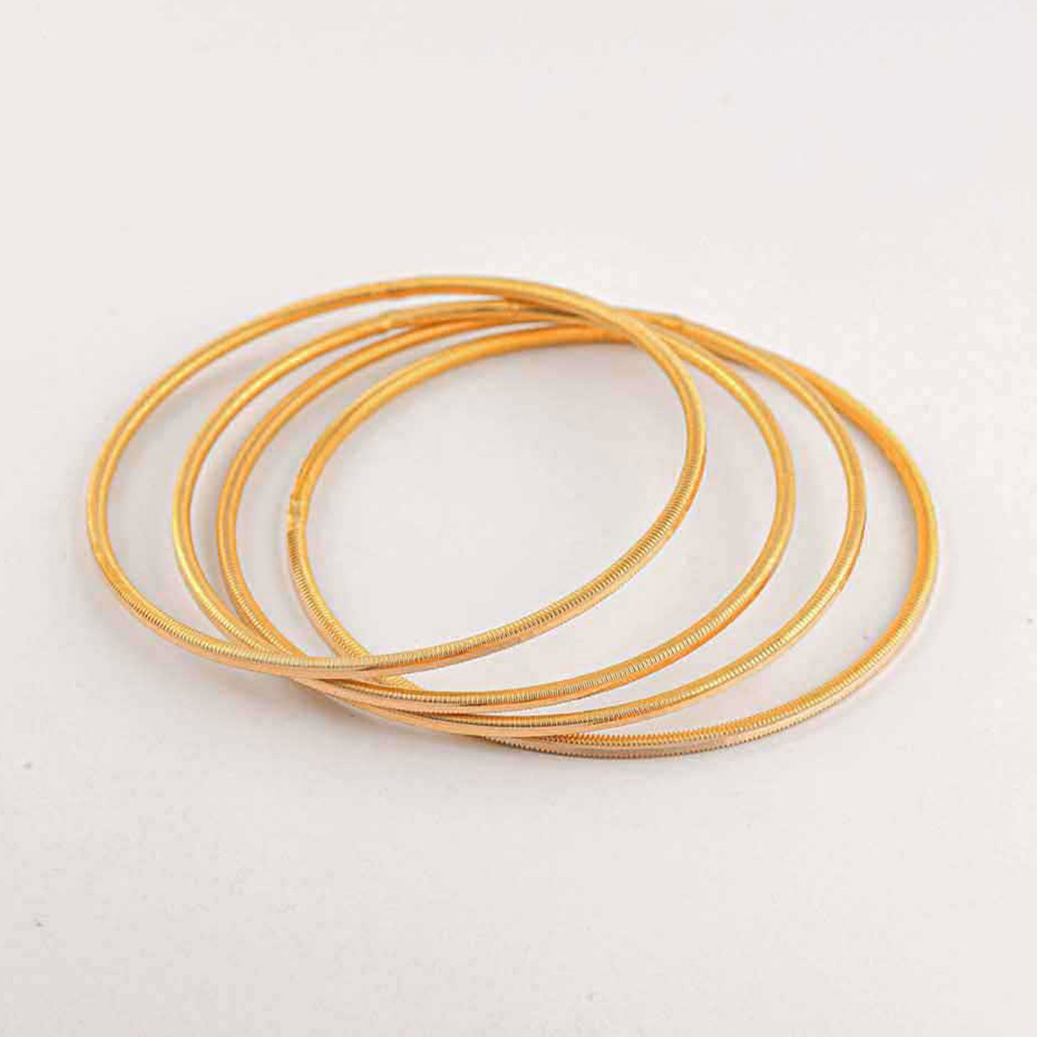 22 Ayar Altın Oluklu Ajda Bilezik