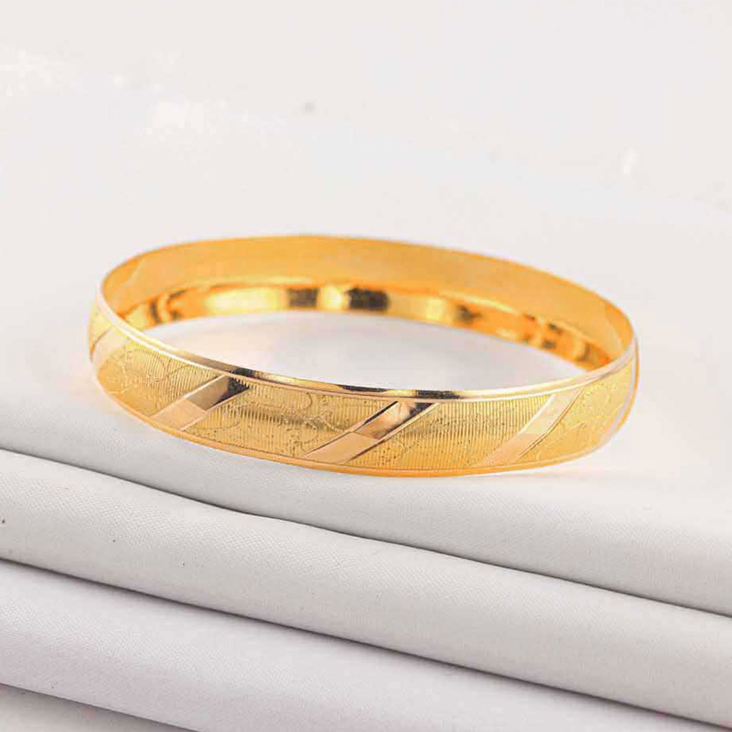 22 Ayar Altın Şeritli Bilezik