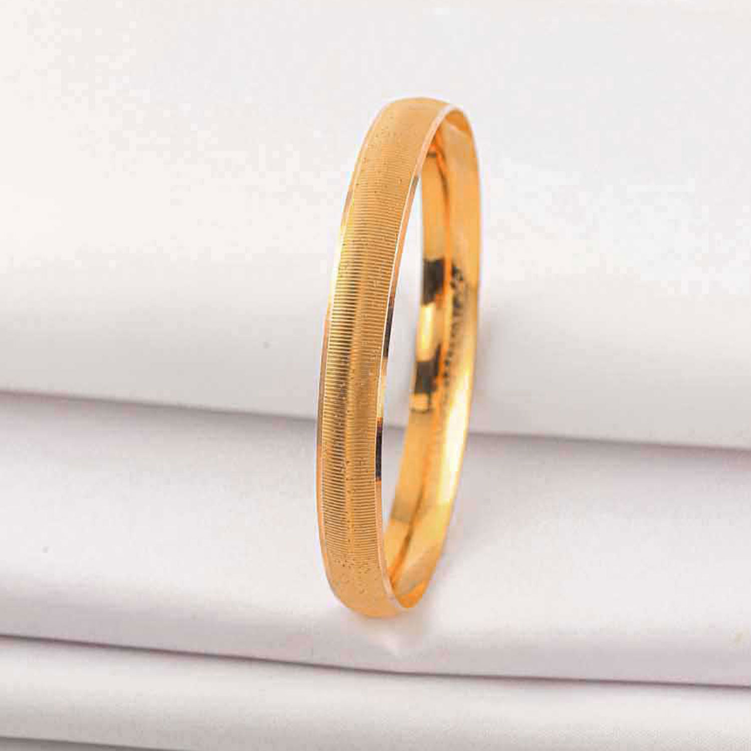 22 Ayar Altın Simli Mat Bilezik