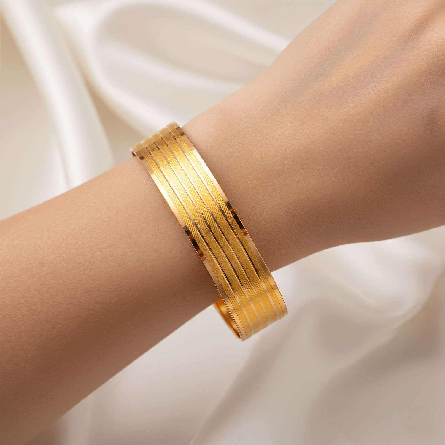 22 Ayar Altın Trabzon Hasır Bilezik