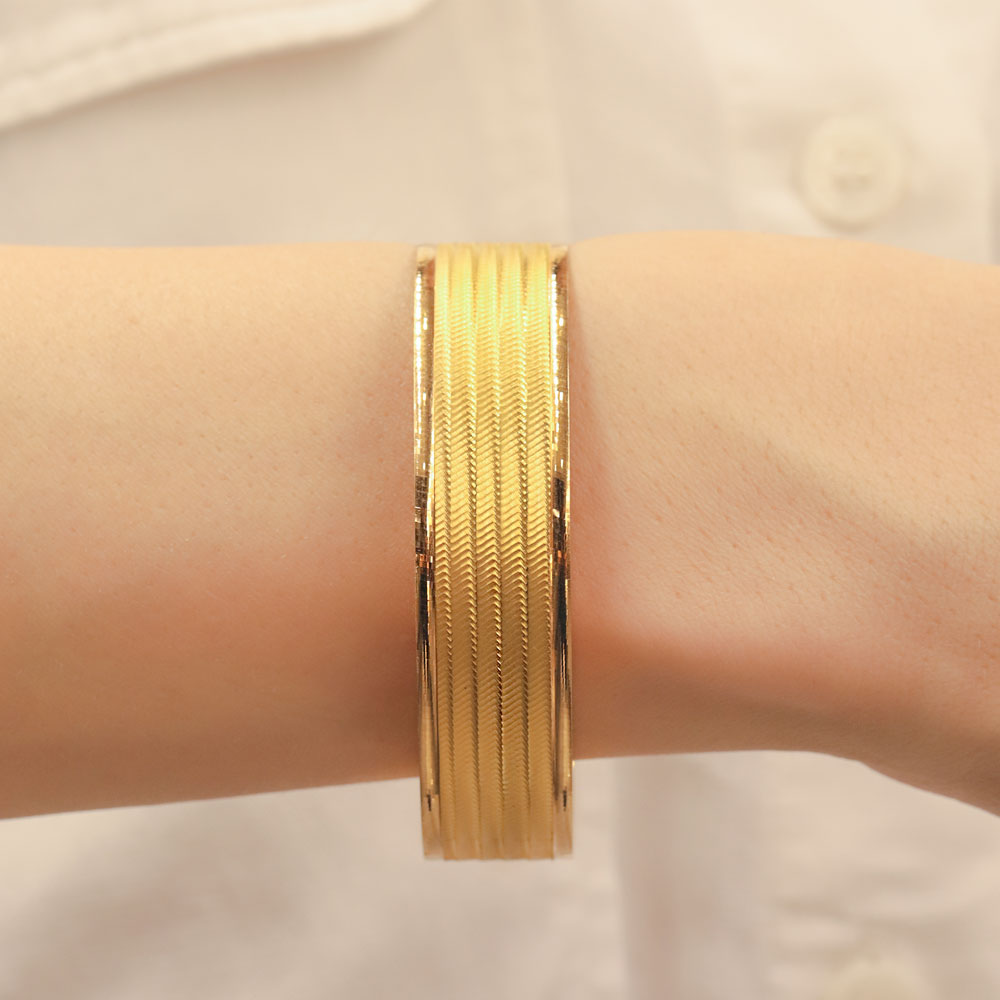 22 Ayar Altın Trabzon Hasır Bilezik