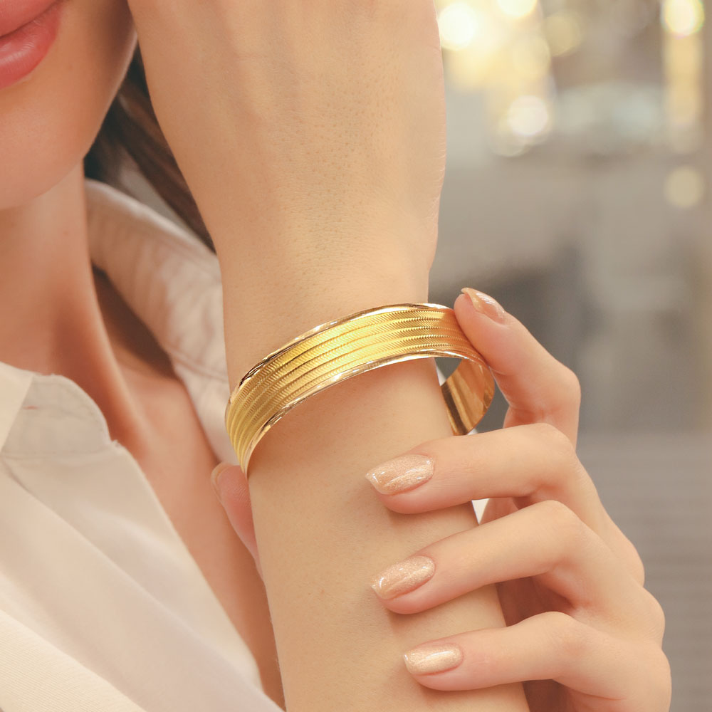 22 Ayar Altın Trabzon Hasır Bilezik