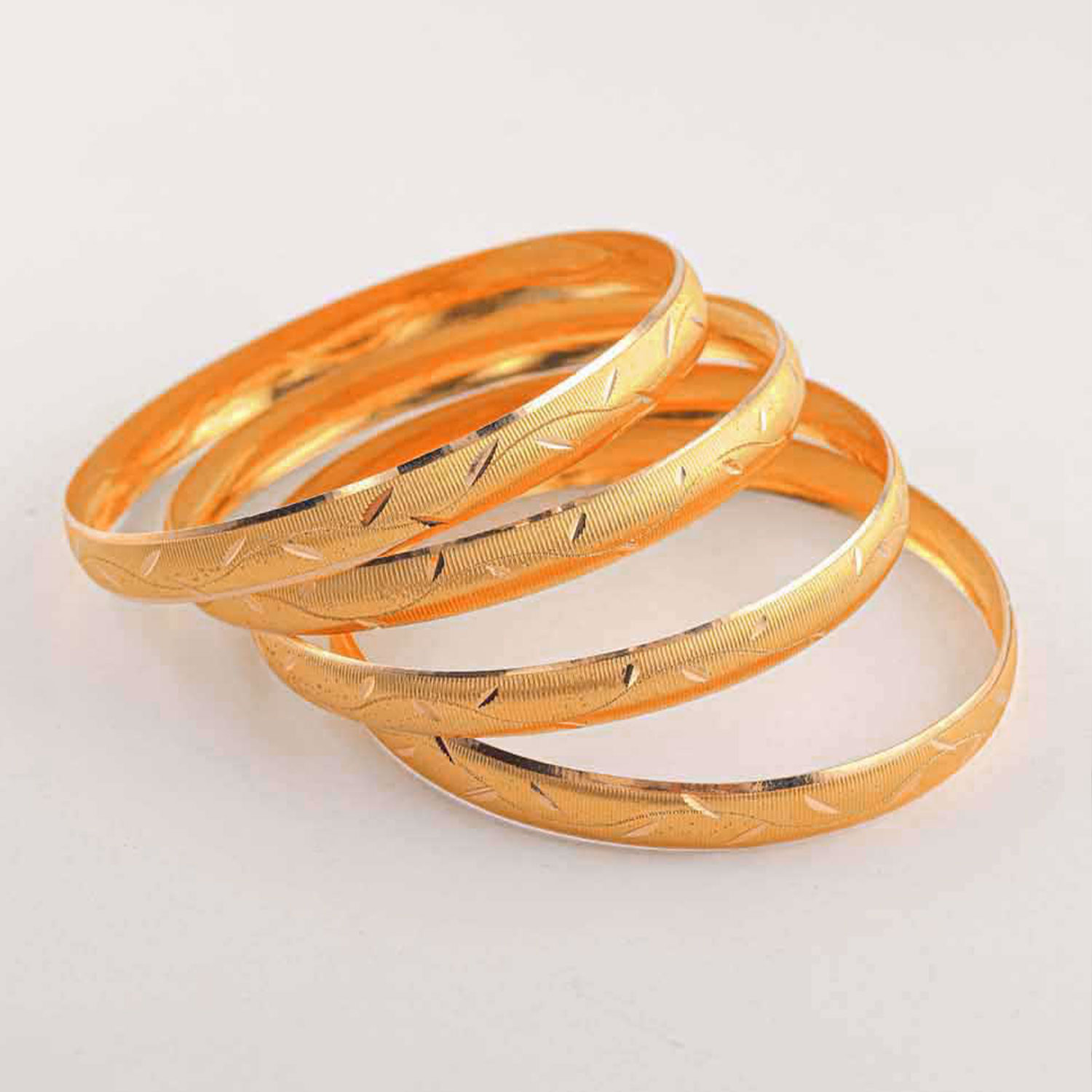 22 Ayar Altın Yaprak Bilezik