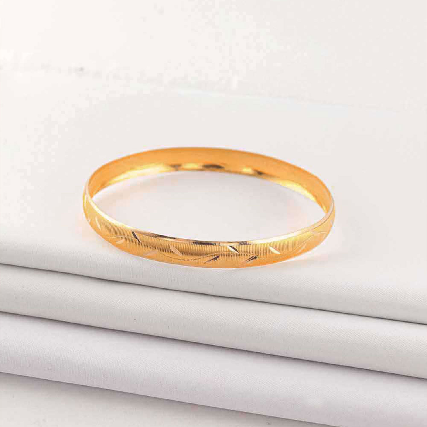 22 Ayar Altın Yaprak Bilezik