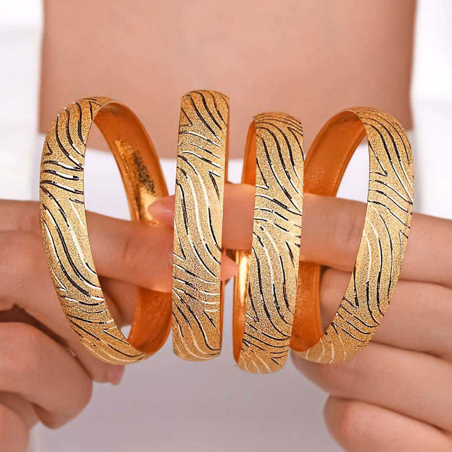 22 Ayar Altın Yeni Lazer Bilezik