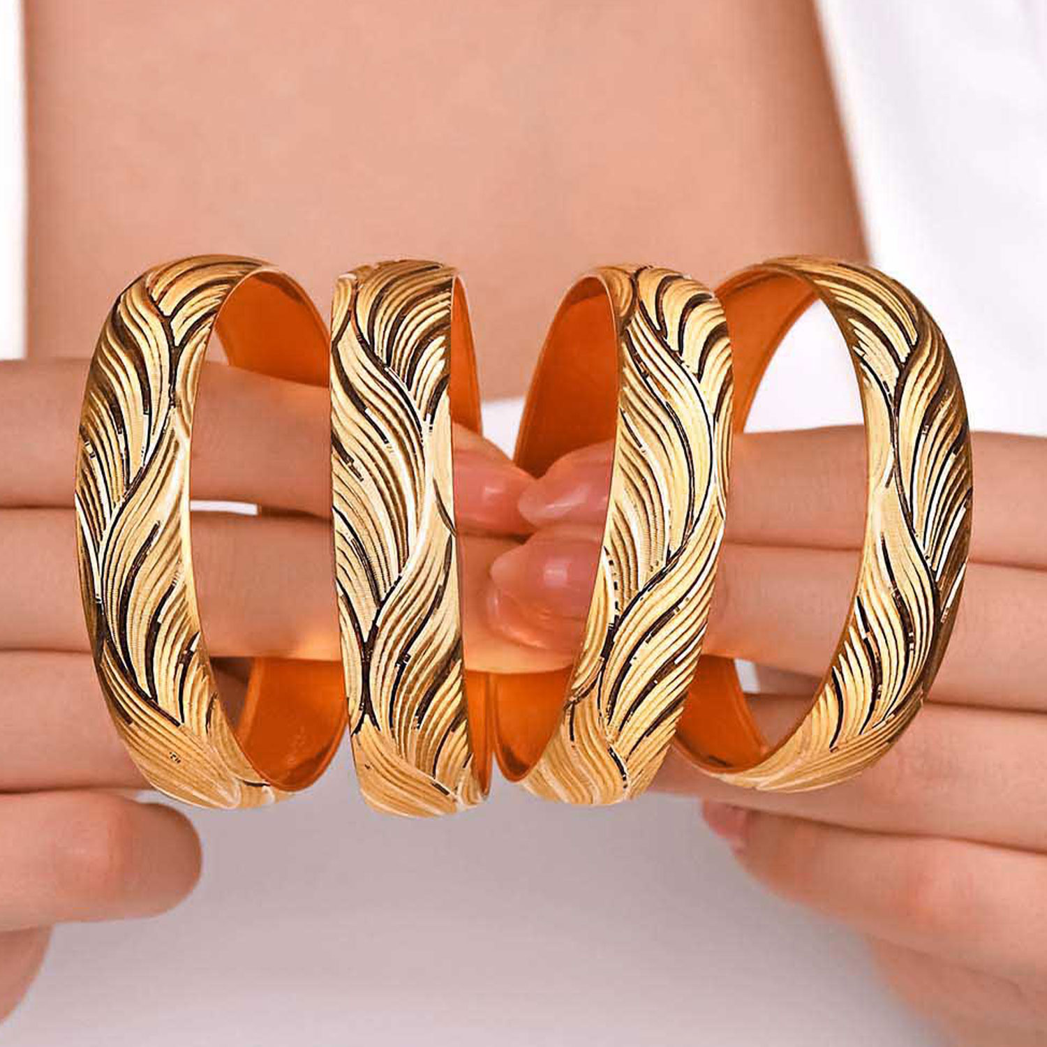 22 Ayar Altın Yeni Lazer Bilezik