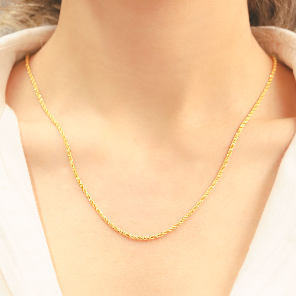 22 Ayar Altın Zincir Kolye