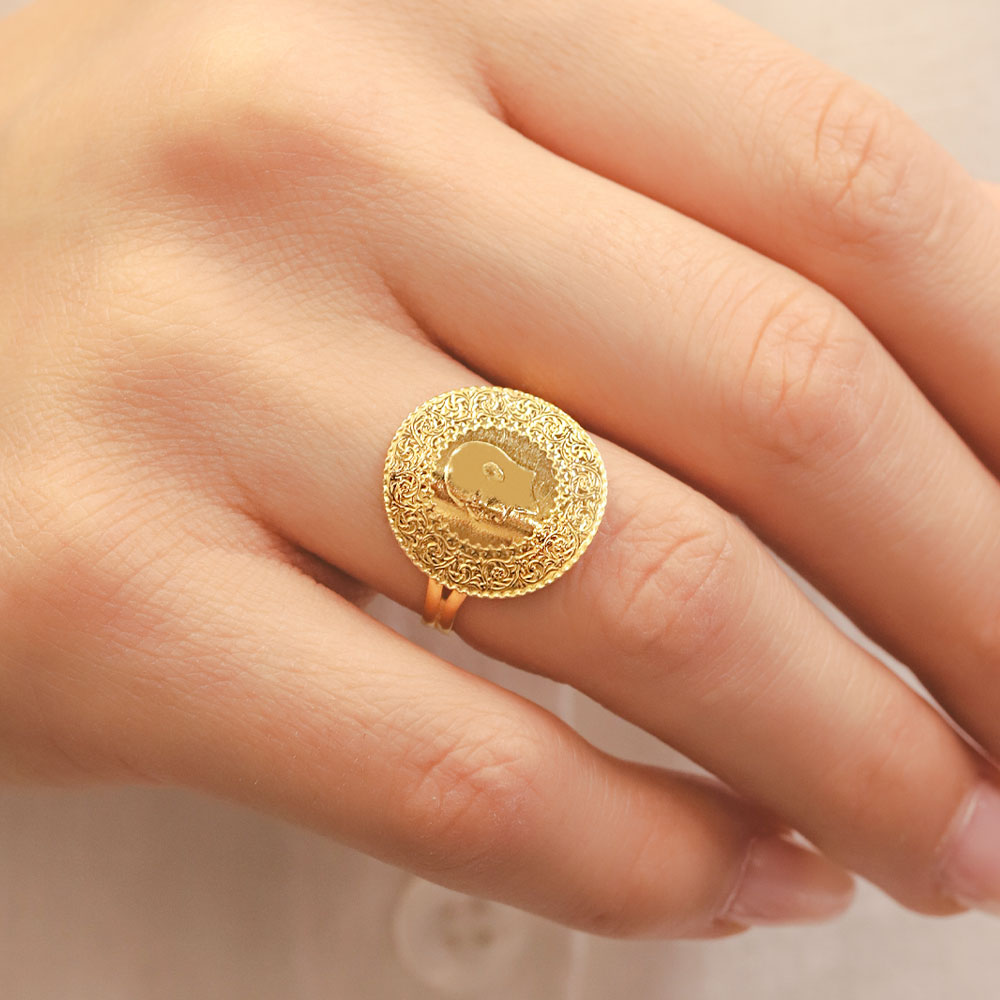 22 Ayar Çeyrek Altın Yüzük