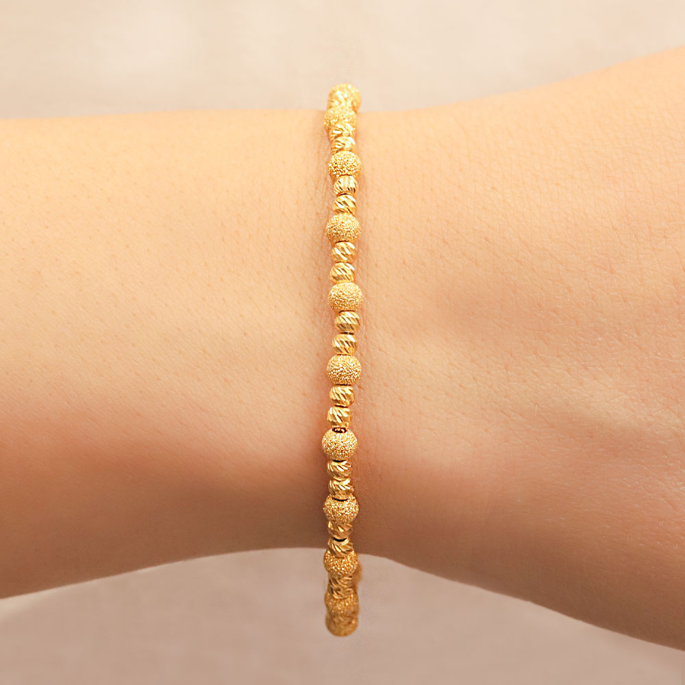 22 Ayar Dorika Toplu Altın Bileklik