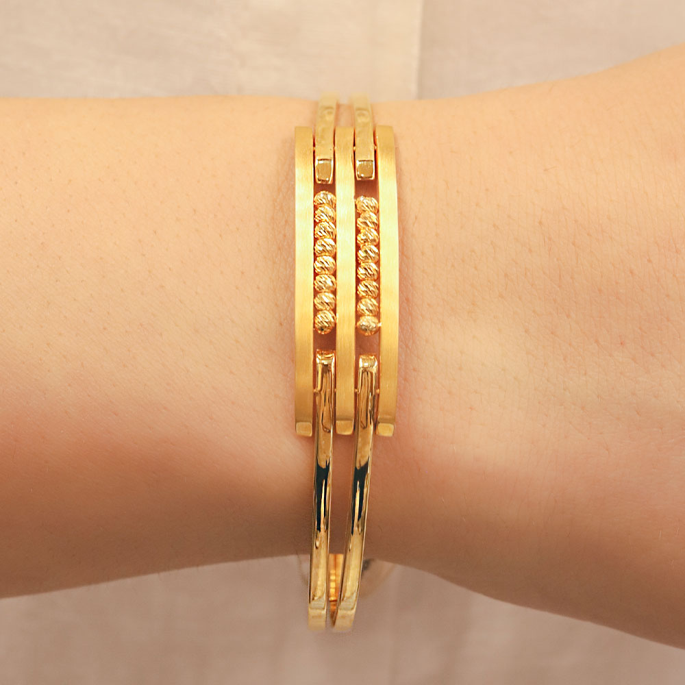 22 Ayar Dorikalı Kaburga Altın Kelepçe