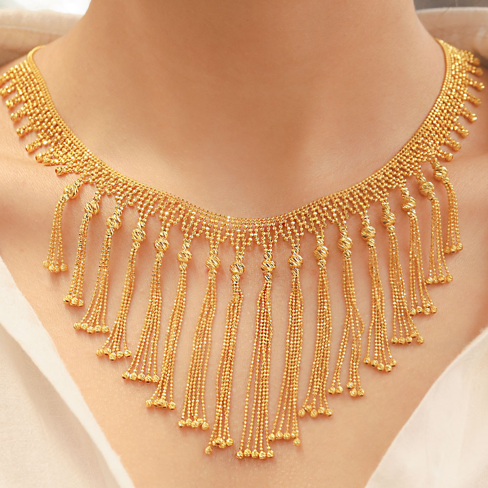 22 Ayar Dorikalı Sallantılı Fantezi Gerdanlık