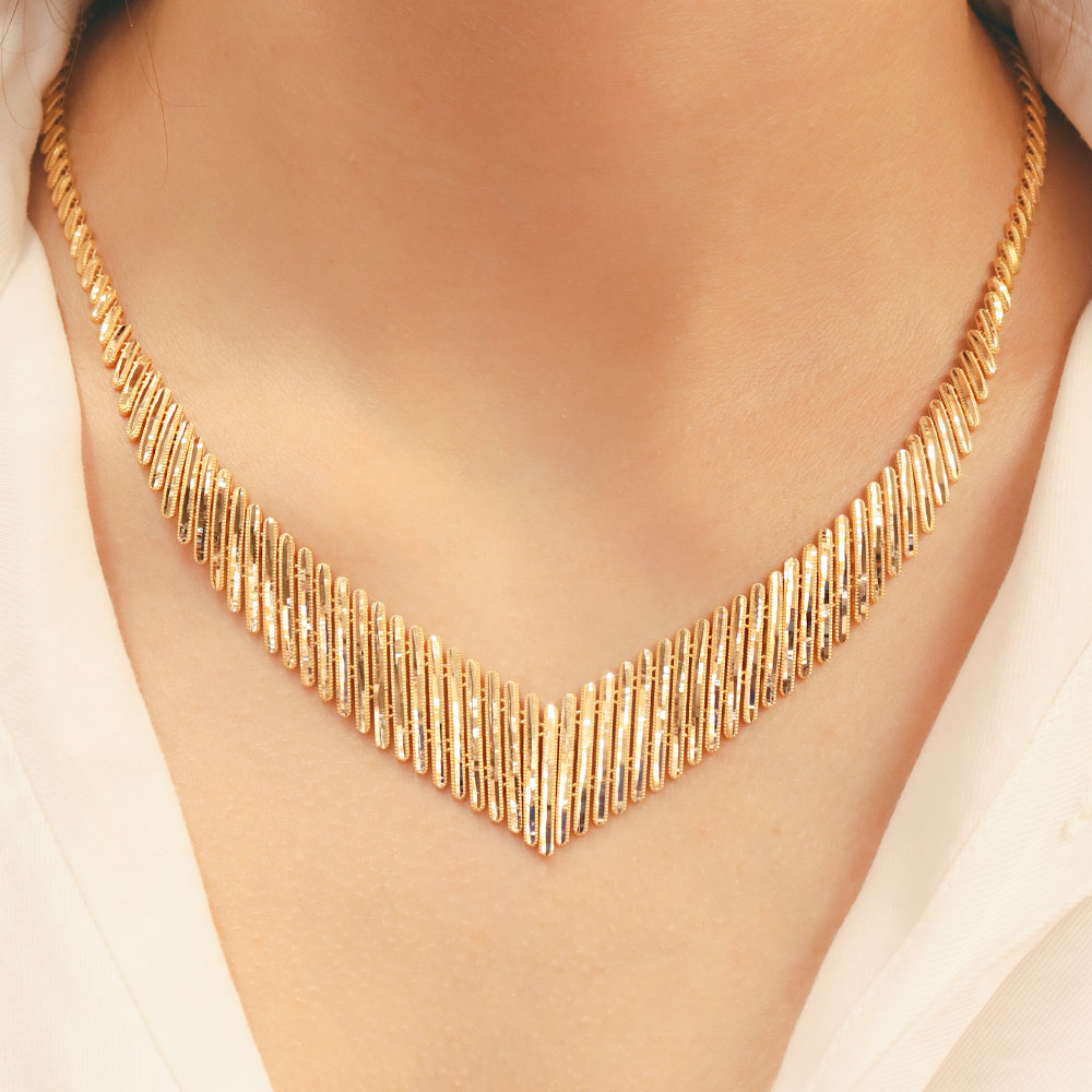 22 Ayar Fantezi Ajda Altın Gerdanlık