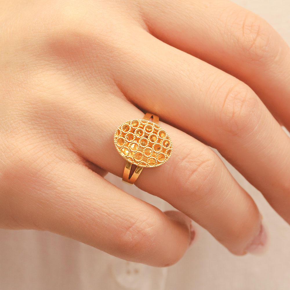 22 Ayar Fantezi Yüzük