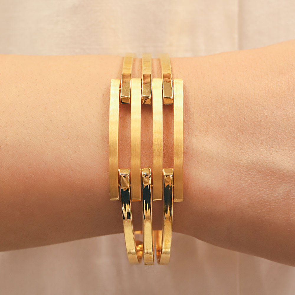 22 Ayar Kaburga Altın Kelepçe