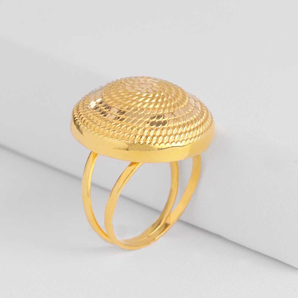 22 Ayar Kubbe Fantezi Yüzük