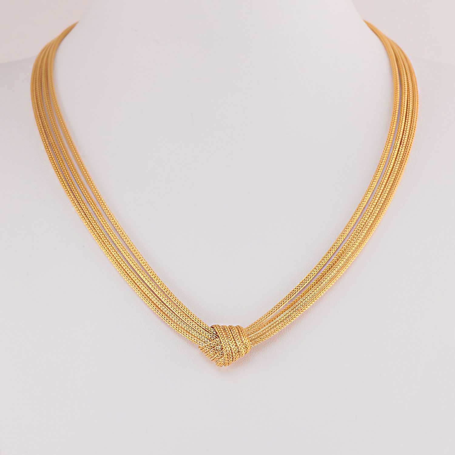 22 Ayar Minimal Düğüm Gerdanlık