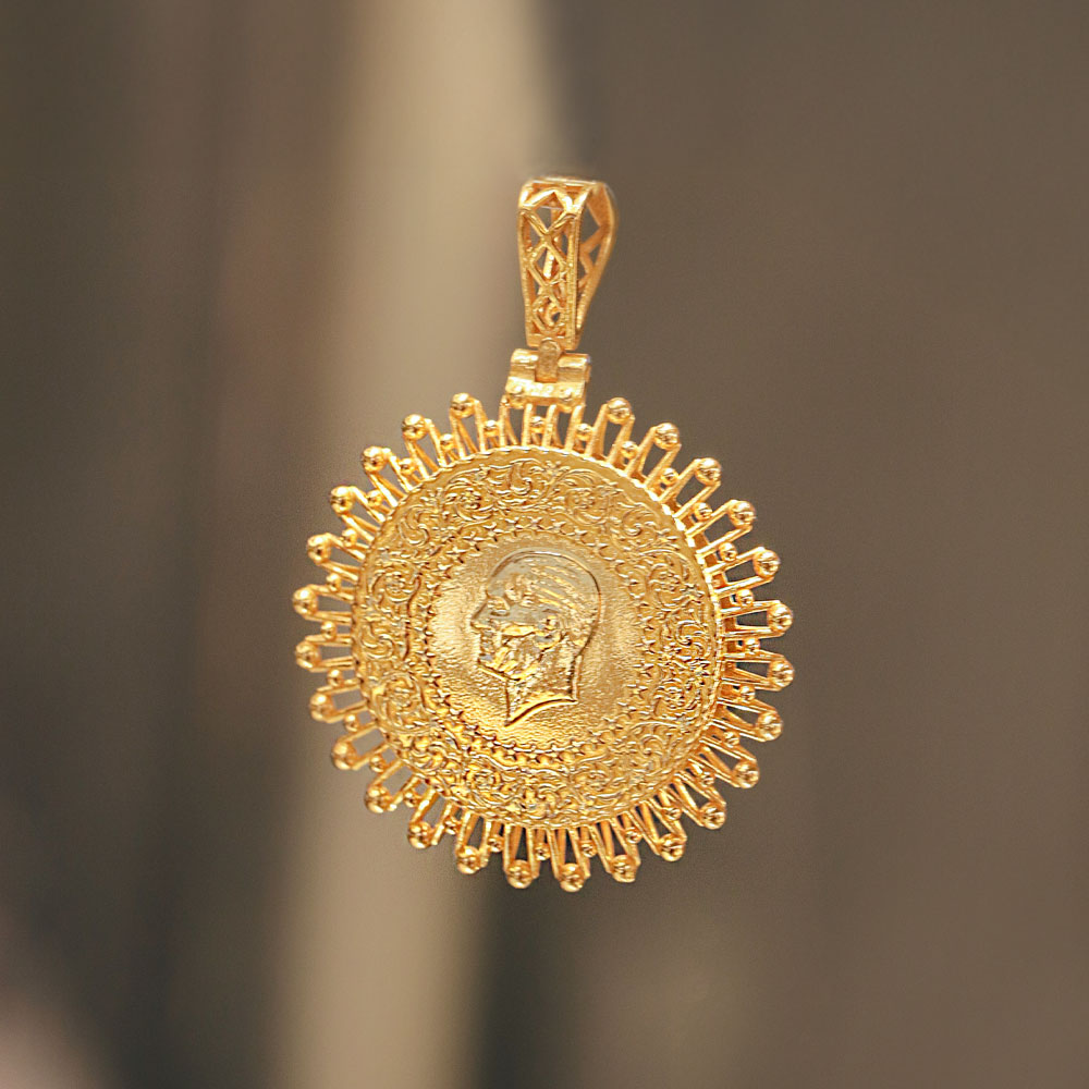 22 Ayar Yarım Altın Fantezi Kolye Ucu