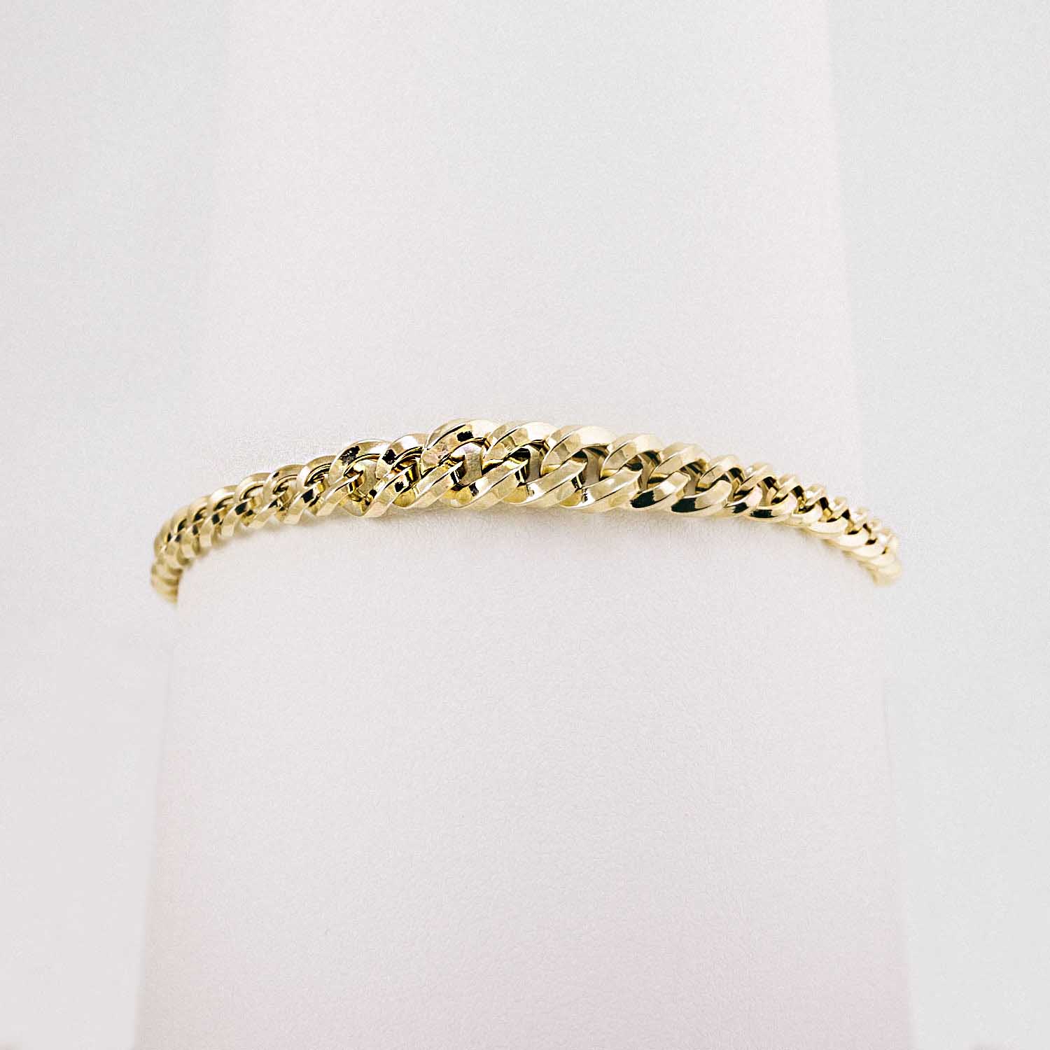 14 Ayar Altın Klasik Süzme Burgu Bileklik