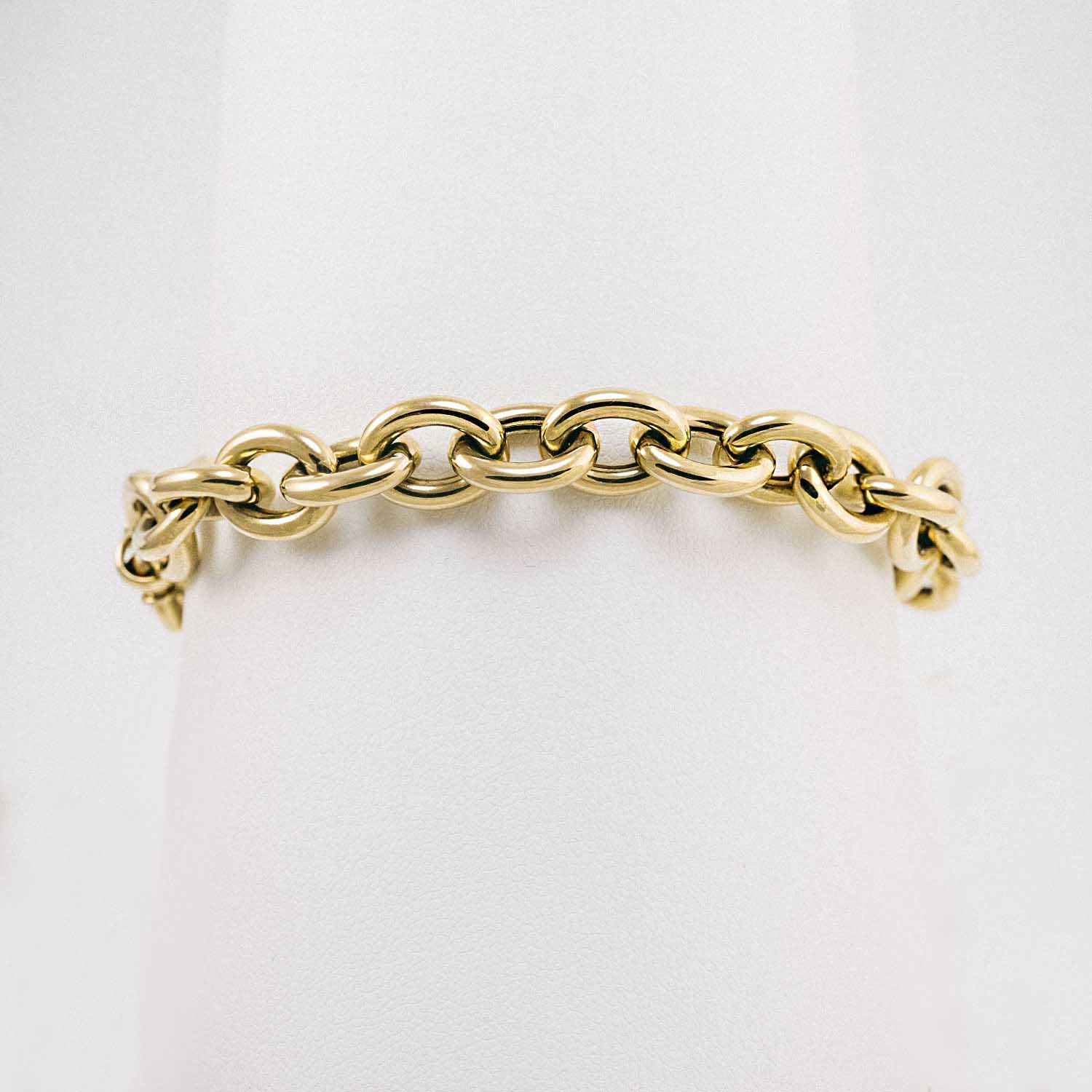 14 Ayar Oval Halka Bileklik