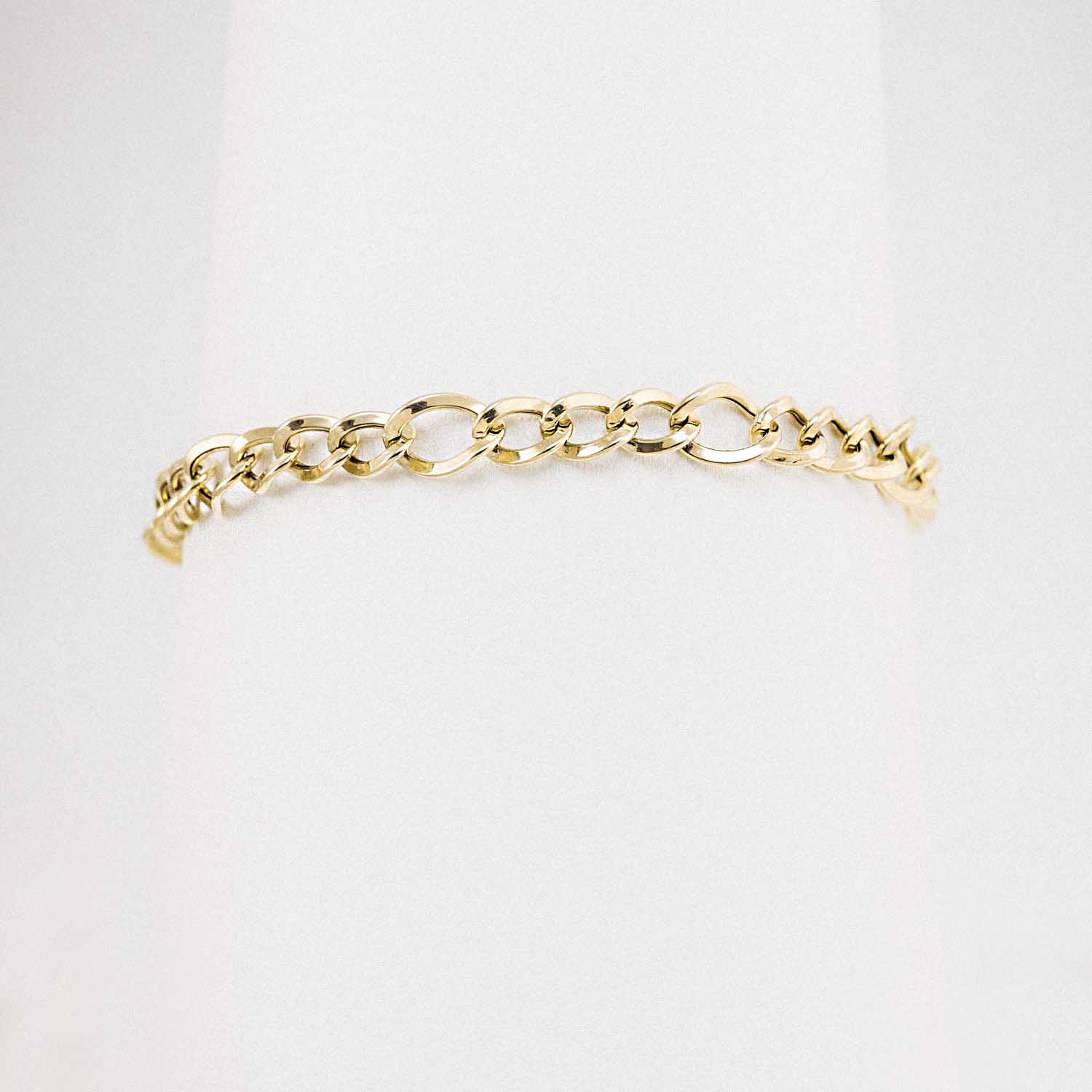 14 Ayar Altın Klasik Zincir Bileklik