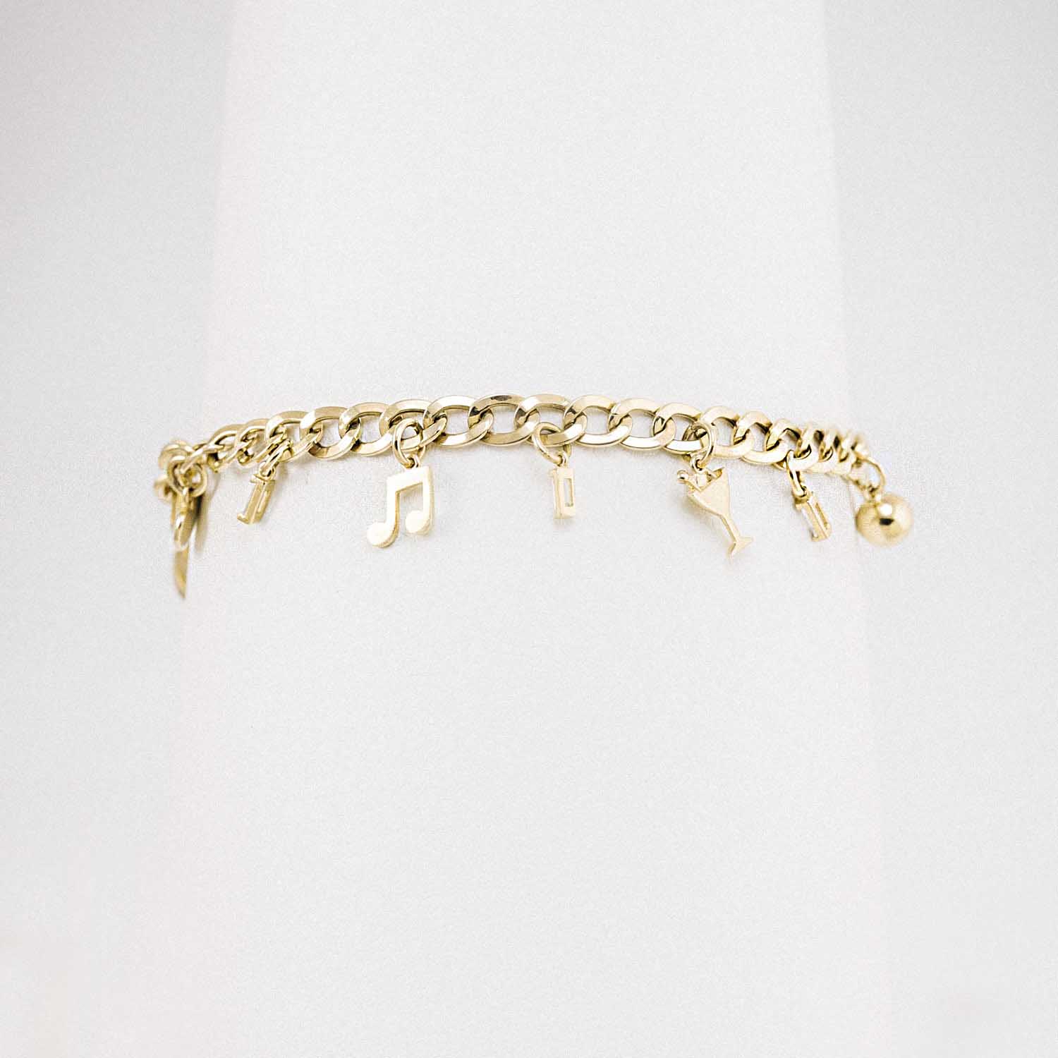 14 Ayar Altın Charm Bileklik