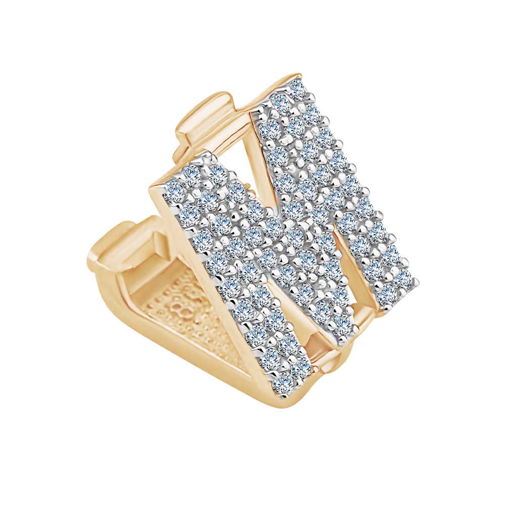 M Harf 9mm EMA Bileklik Charm