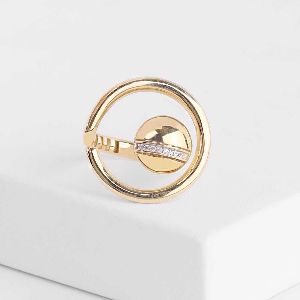 Halka Yüzük Minimal Oluklu Fantezi Halka Yüzük